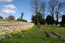 Churchyard wall