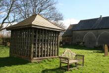 Church and bell cage