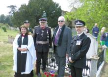 Byng graveside